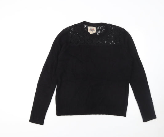 Womens UK Size XL Arabella & Addison Black Cardigan Jumper