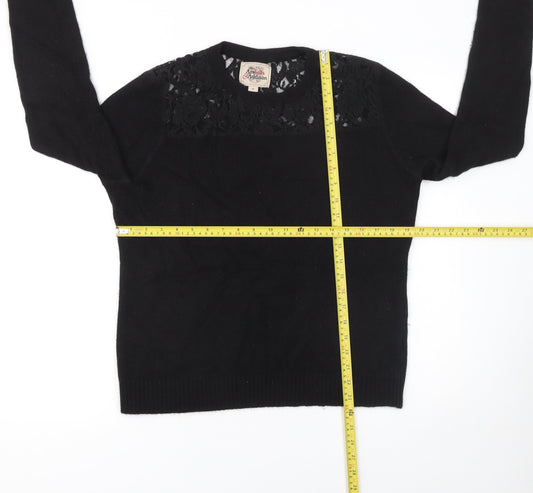 Womens UK Size XL Arabella & Addison Black Cardigan Jumper