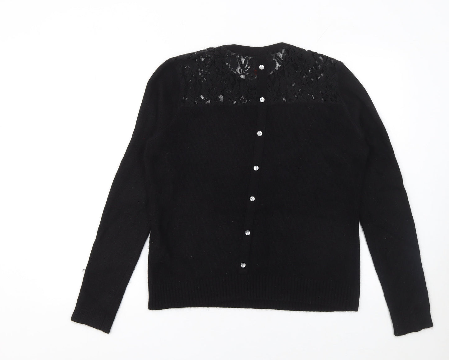 Womens UK Size XL Arabella & Addison Black Cardigan Jumper