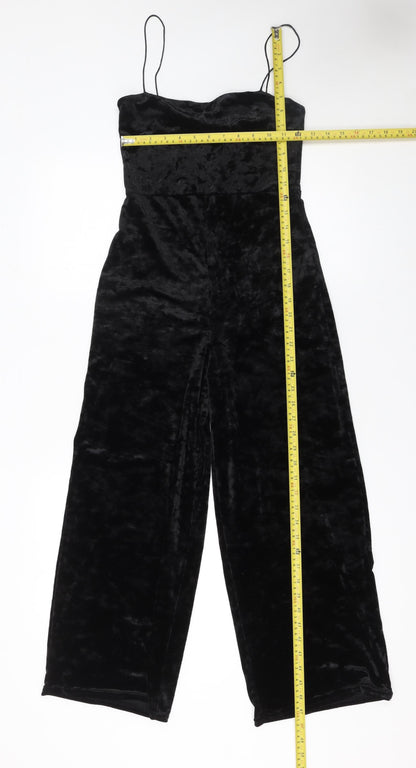 Womens UK Size XS Pins and Needles One-Piece Black Jumpsuit