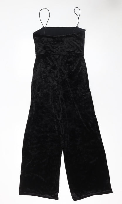 Womens UK Size XS Pins and Needles One-Piece Black Jumpsuit