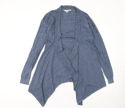 Womens UK Size 8 FatFace Blue Cardigan Jumper
