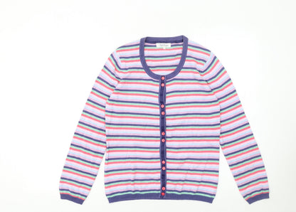 Womens UK Size S Tulchan Multicoloured Cardigan Jumper
