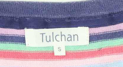 Womens UK Size S Tulchan Multicoloured Cardigan Jumper