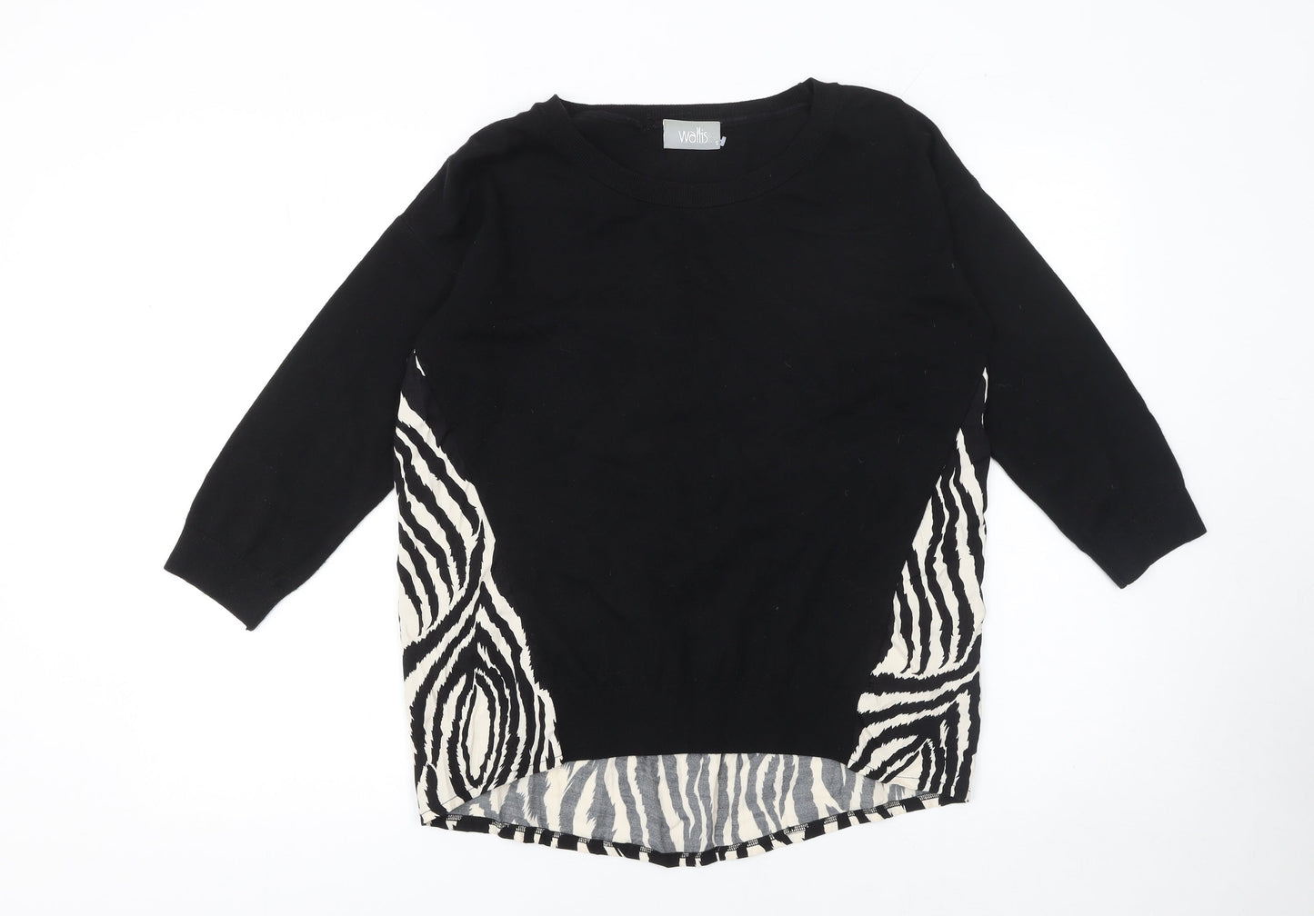 Womens UK Size S Wallis Black Pullover Jumper