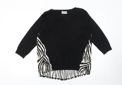 Womens UK Size S Wallis Black Pullover Jumper