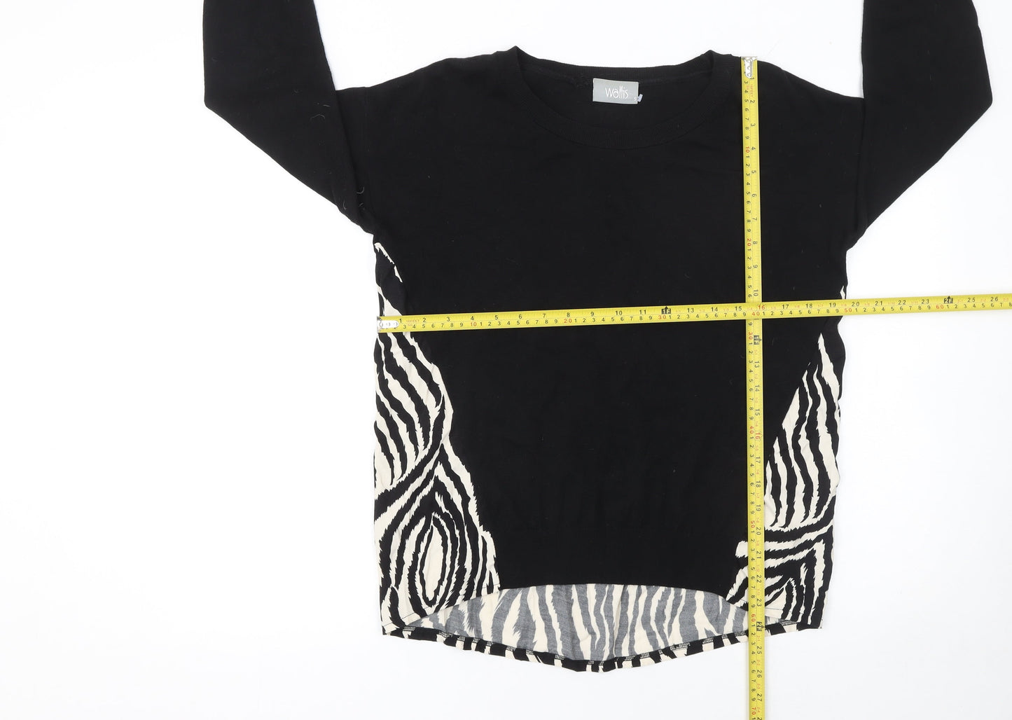 Womens UK Size S Wallis Black Pullover Jumper