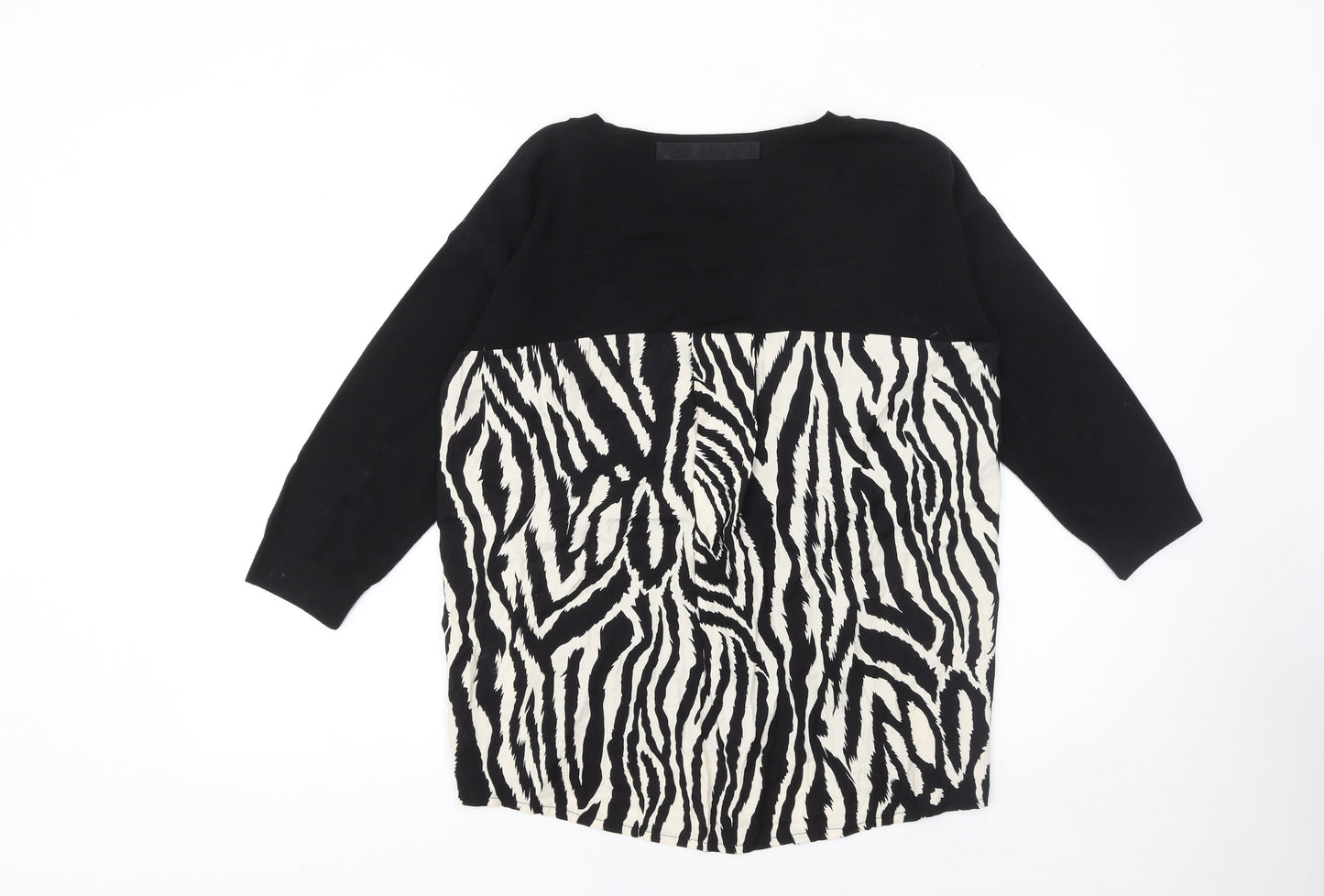 Womens UK Size S Wallis Black Pullover Jumper