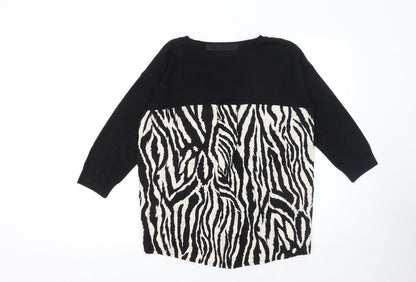 Womens UK Size S Wallis Black Pullover Jumper