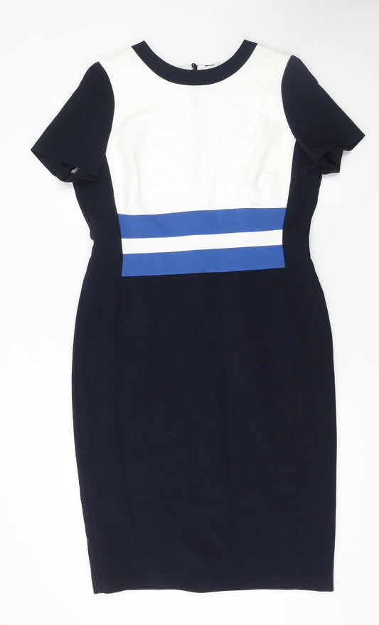 Marks and Spencer Women’s Multicoloured Size 16 Sheath Dress