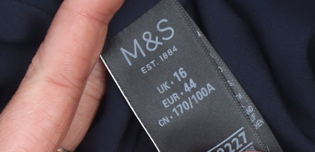 Marks and Spencer Women’s Multicoloured Size 16 Sheath Dress