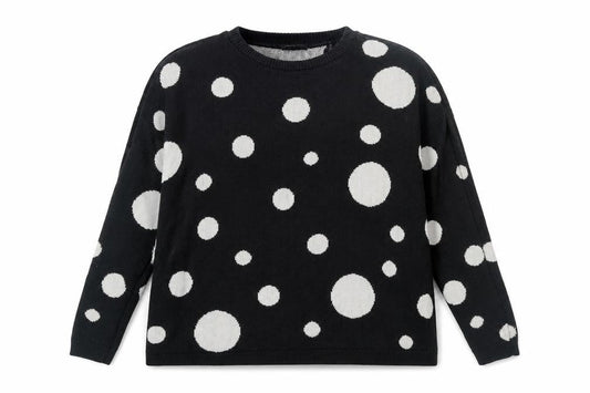 Womens UK Size 8 Mango Black Pullover Jumper