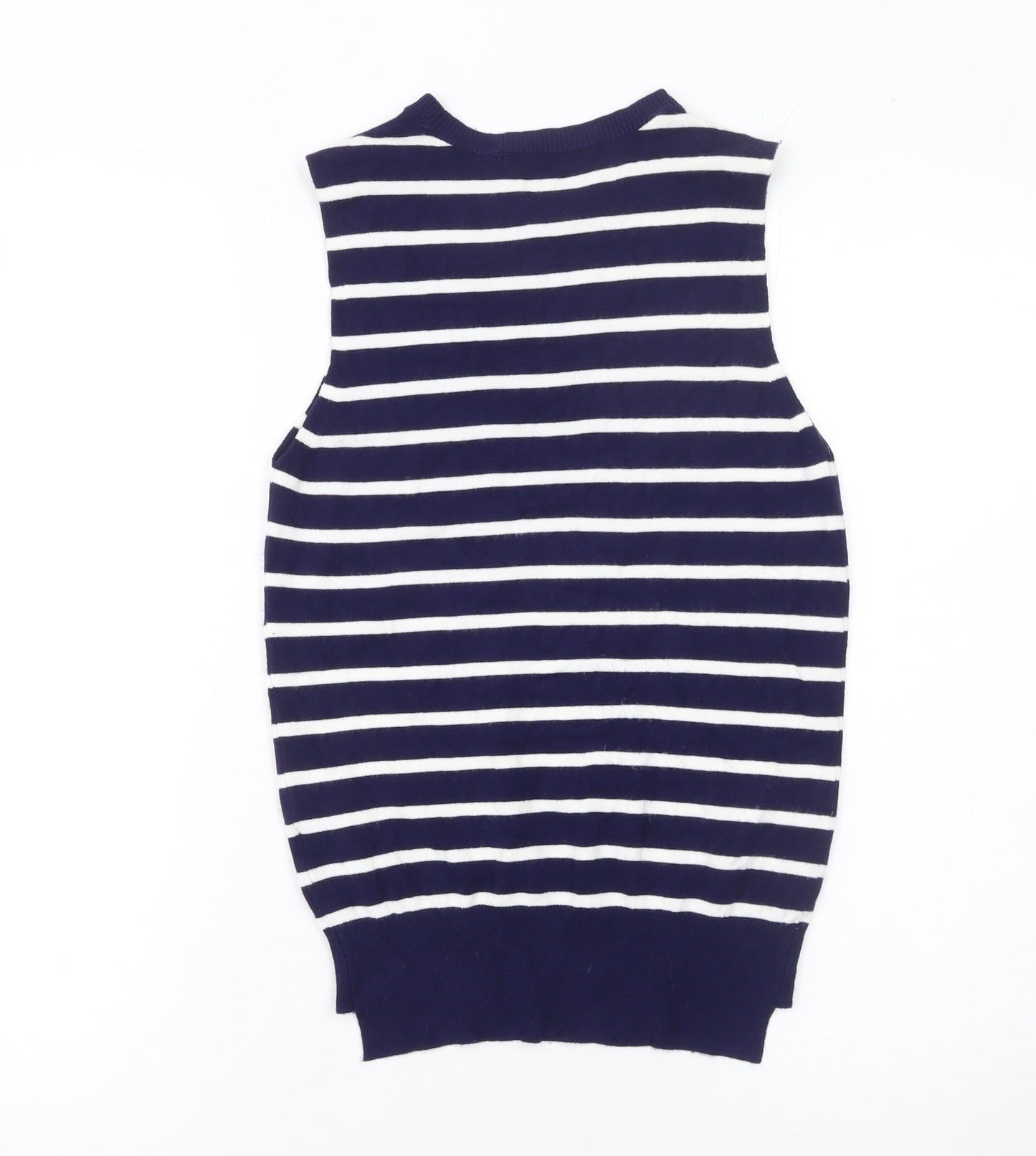 Womens UK Size 8 Zara Blue Basic Tank