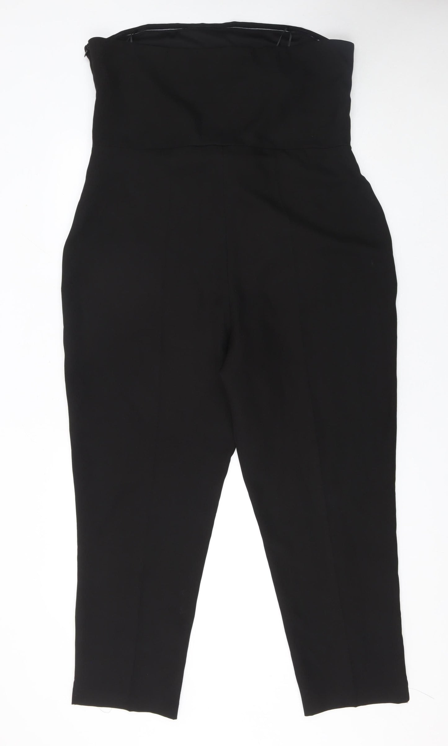 Next Women’s Black Strapless Bow Front Jumpsuit Size 18