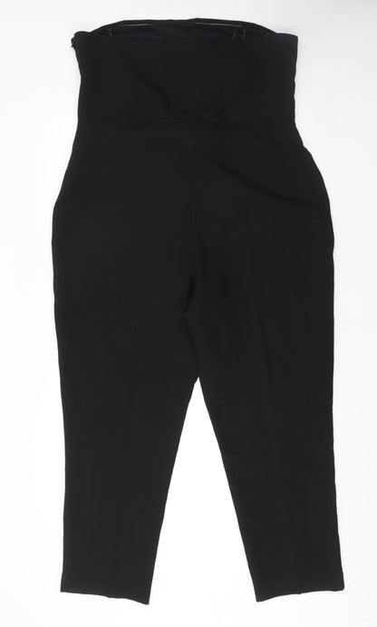 Next Women’s Black Strapless Bow Front Jumpsuit Size 18