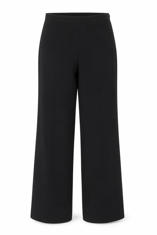 Womens UK Size 12 Yessica Regular Fit Business Casual Workwear Black Trousers