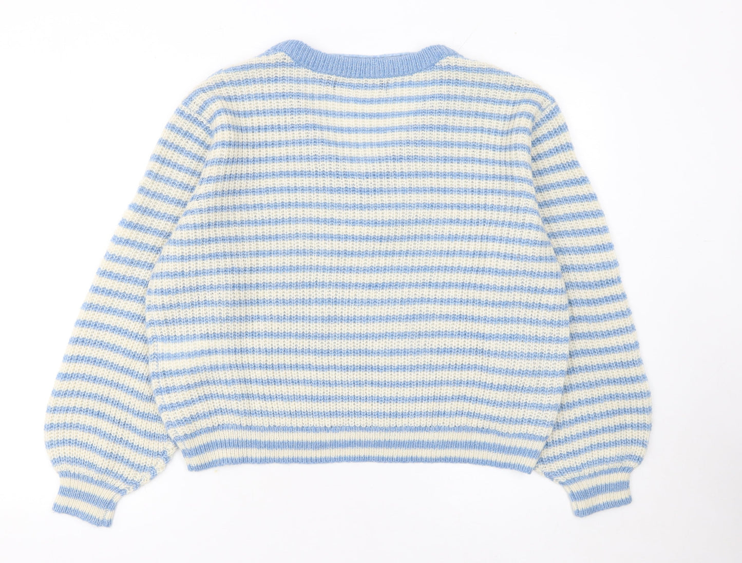 Womens UK Size L VERO MODA Blue Pullover Jumper