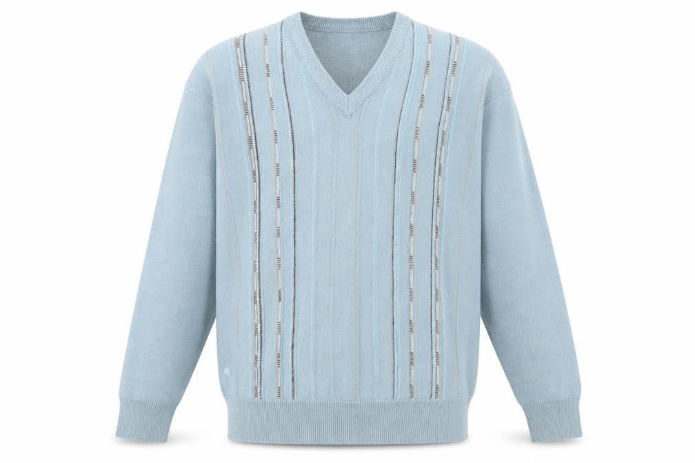 Mens UK Size XL Galteco Blue Pullover Jumper