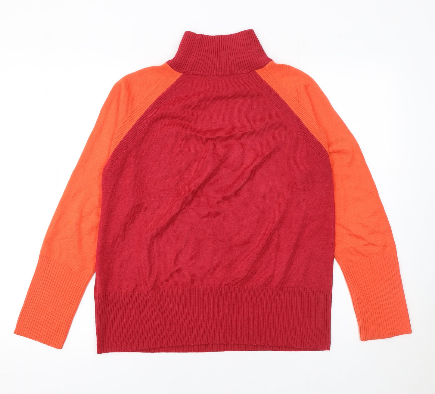 Womens UK Size XS Marks and Spencer Red Pullover Jumper
