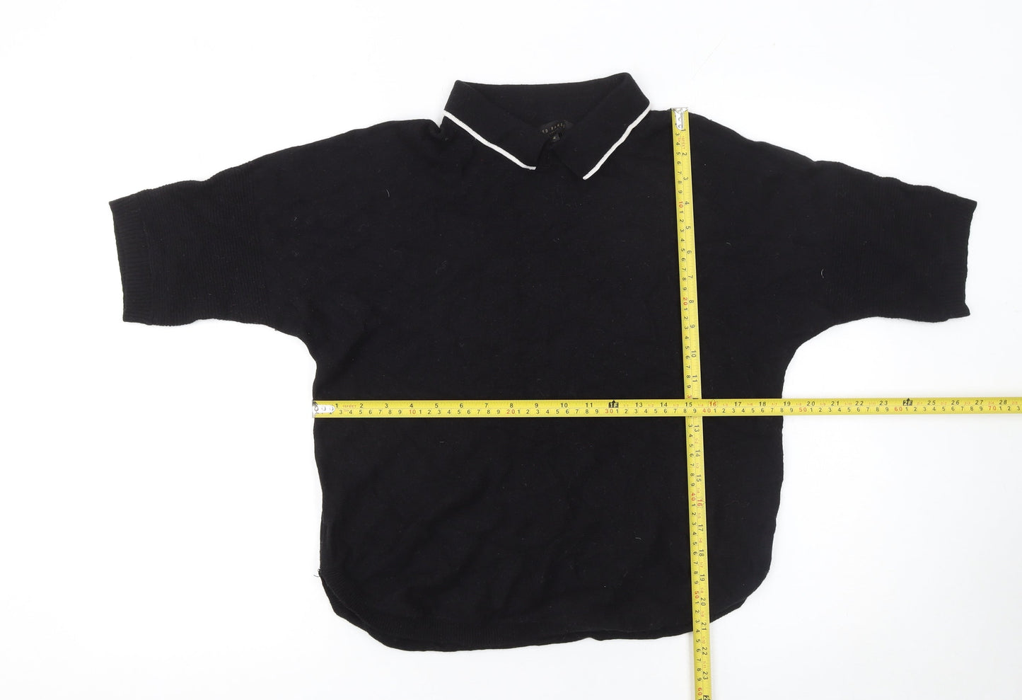 Womens UK Size 10 Ted Baker Black Pullover Jumper