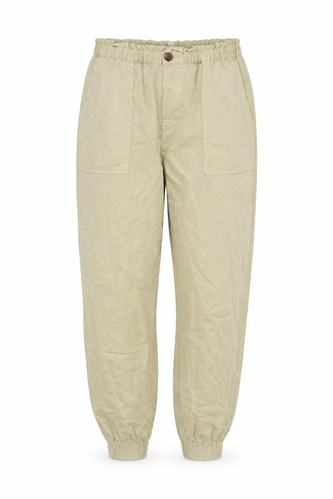 Womens UK Size 12 H&M Regular Fit Jogger Beige Trousers