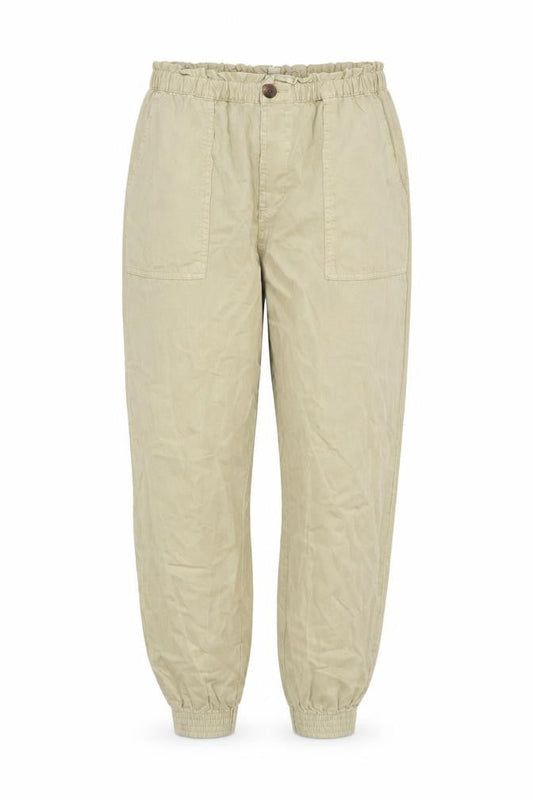 Womens UK Size 12 H&M Regular Fit Jogger Beige Trousers