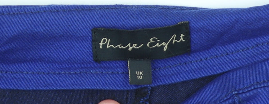Phase Eight Women’s Blue Slim Fit Stretch Trousers UK 10
