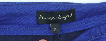Phase Eight Women’s Blue Slim Fit Stretch Trousers UK 10