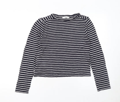Womens UK Size 8 Mango Blue Pullover Jumper