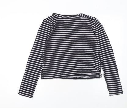 Womens UK Size 8 Mango Blue Pullover Jumper