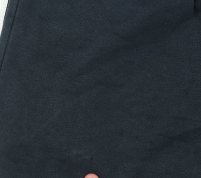 Nike Men's Blue Jogger Sweatpants L Cotton Blend Elastic Waist