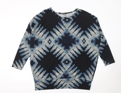 Womens UK Size 16 Roman Blue Pullover Jumper