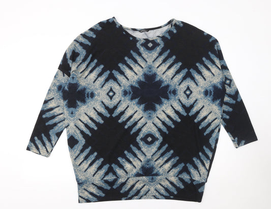 Womens UK Size 16 Roman Blue Pullover Jumper