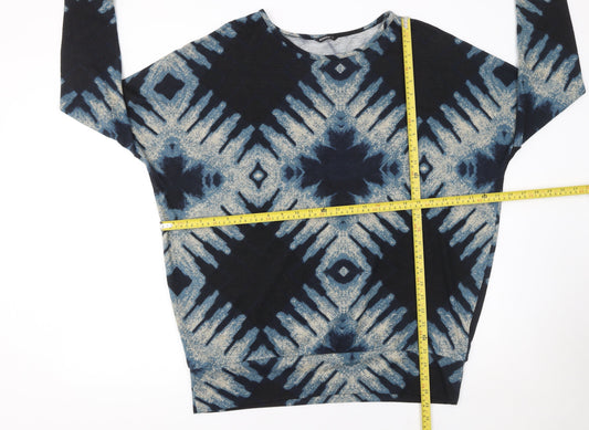 Womens UK Size 16 Roman Blue Pullover Jumper