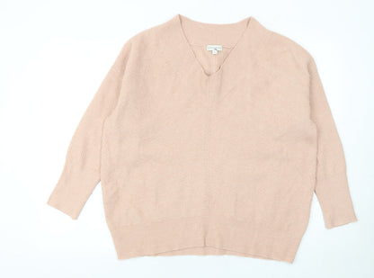Womens UK Size L Monsoon Beige Pullover Jumper