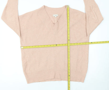Womens UK Size L Monsoon Beige Pullover Jumper