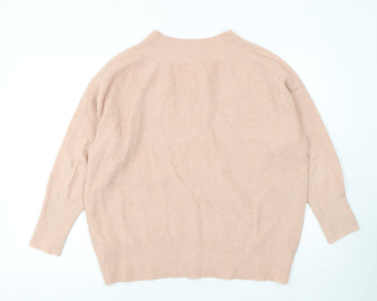 Womens UK Size L Monsoon Beige Pullover Jumper
