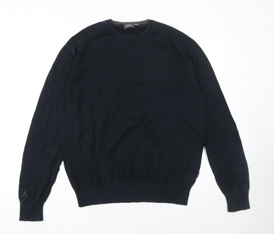 Mens UK Size L Mexx Blue Pullover Jumper