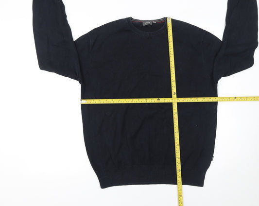 Mens UK Size L Mexx Blue Pullover Jumper