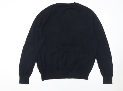 Mens UK Size L Mexx Blue Pullover Jumper