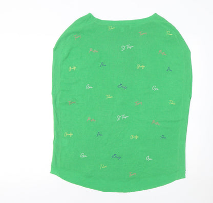 Womens UK Size 12 NEXT Green Pullover Jumper