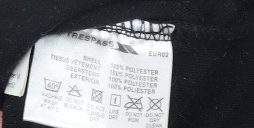 Mens UK Size S Trespass Black Pullover Sweatshirt