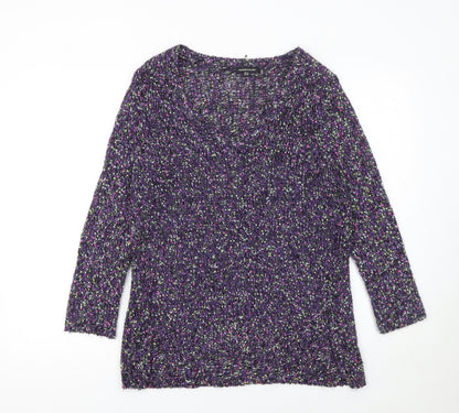 Womens UK Size 12 Warehouse Purple Pullover Jumper