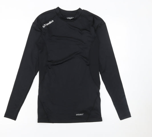 Sondico Men’s Black Long Sleeve Compression T-Shirt Size S