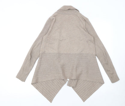 Womens UK Size S Verve Ami Beige Cardigan Jumper