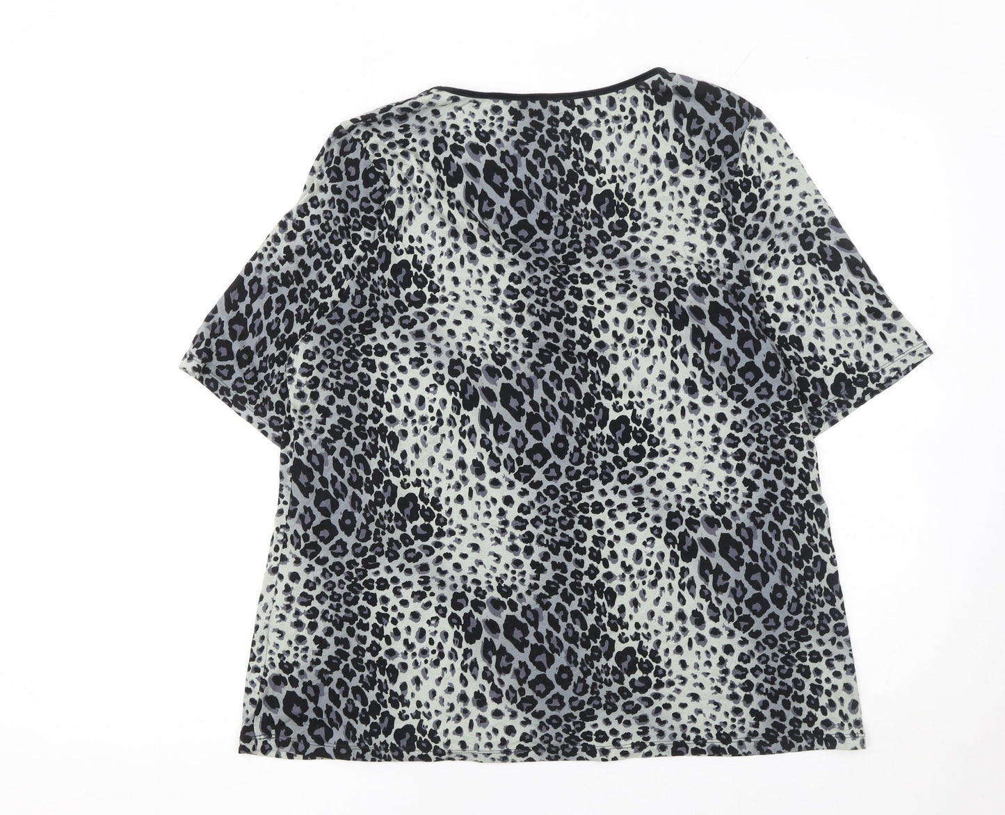 Womens UK Size 20 Marks and Spencer Multicoloured Basic T-Shirt