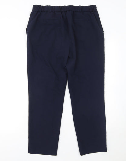 Womens UK Size 14 St. Bernard for Dunnes Stores Regular Fit Chino Blue Trousers