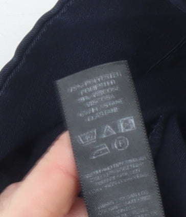 Womens UK Size 14 St. Bernard for Dunnes Stores Regular Fit Chino Blue Trousers