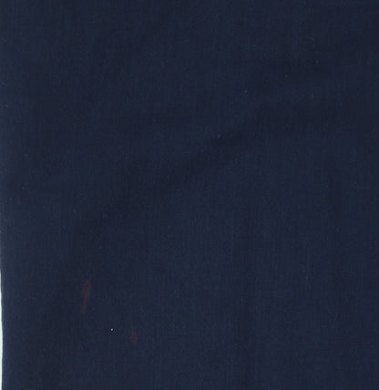 Womens UK Size 14 St. Bernard for Dunnes Stores Regular Fit Chino Blue Trousers