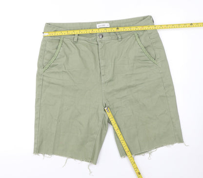 Womens UK Size 16 Gallery Regular Fit Cut-Off Shorts